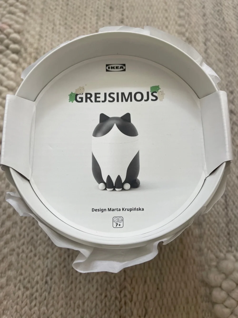 Ikea Black/White Cat Container
